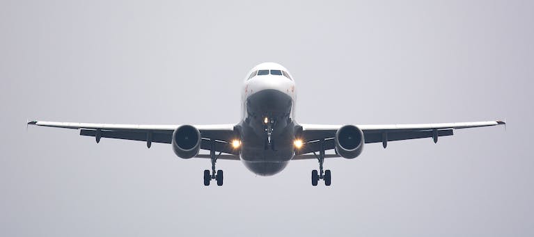 Time Lapse Photography of White Commercial Airplane