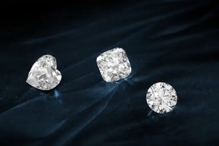 Diamonds On Dark Surface